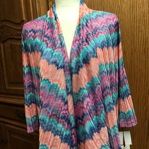 Ruby Rd. PS swing open cardigan NWT